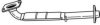 SUZUK 1419083E76 Exhaust Pipe